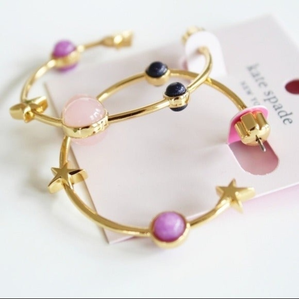 Kate Spade Authentic On The Rocks Hoops - Picture 8 of 15